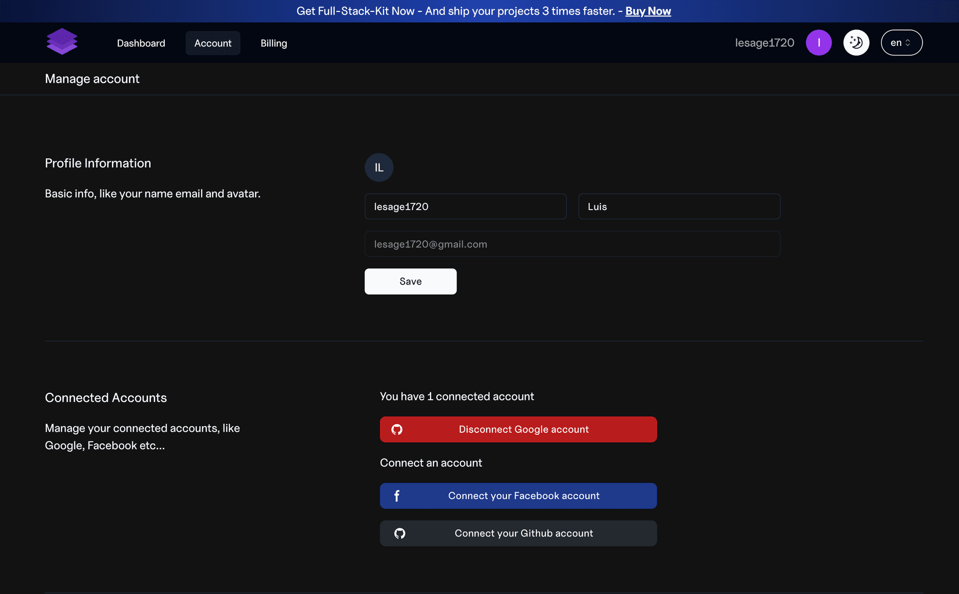 Full-Stack-Kit Announcements Management